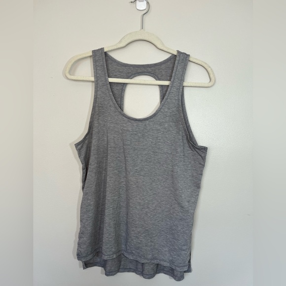 Athleta Tops - Athleta Women’s Gray Oversized Open Back Tank Top Size S Activewear Yoga